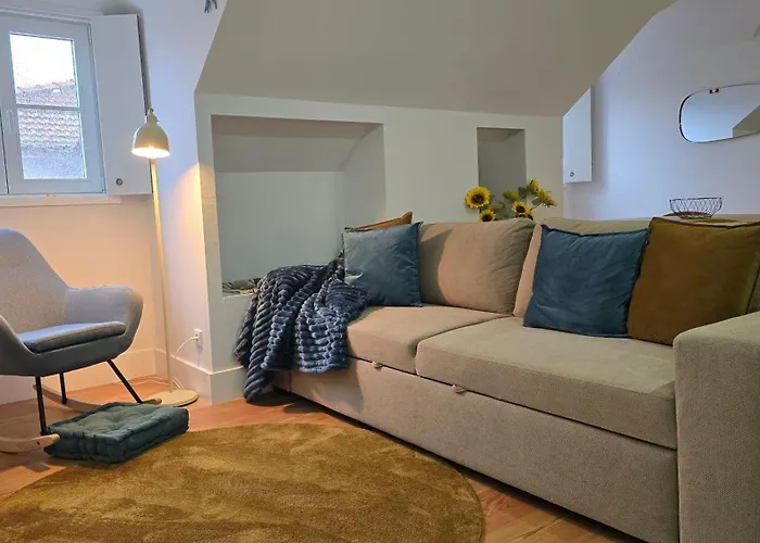 Upper Story 1br Ac And Workspace * Porto